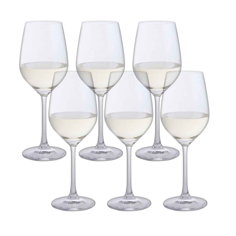 Dartington Crystal Bar Six White Wine Glasses & Reviews Wayfair.co.uk